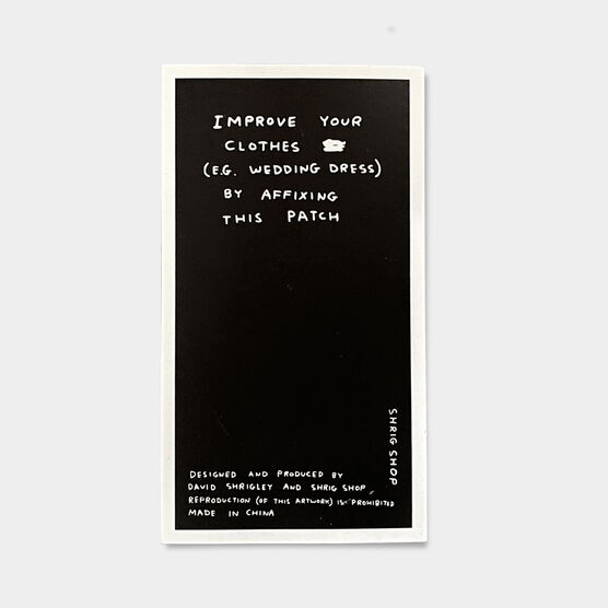 David Shrigley Thumbs Up patch